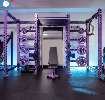 Máquinas deportivas Fitness Power Rack para equipos de gimnasio de colores personalizados Comercial