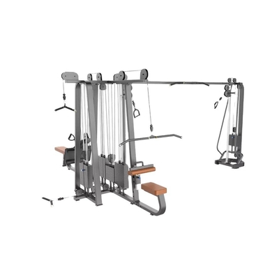 8 Estación Lat Tirar hacia abajo Long Pull Back Press Cable Crossover