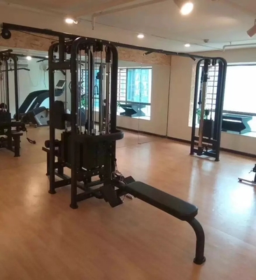 8 Estación Lat Tirar hacia abajo Long Pull Back Press Cable Crossover