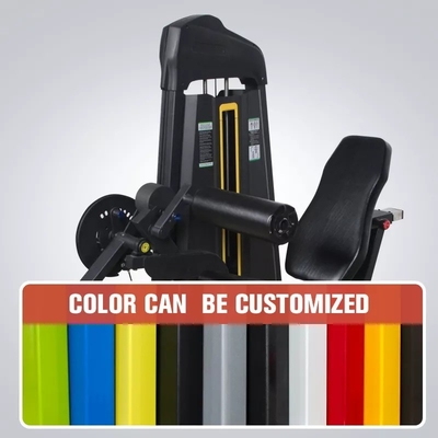 Equipo de gimnasio comercial para curvas de piernas y extensiones de piernas con color de marco seleccionable opcional