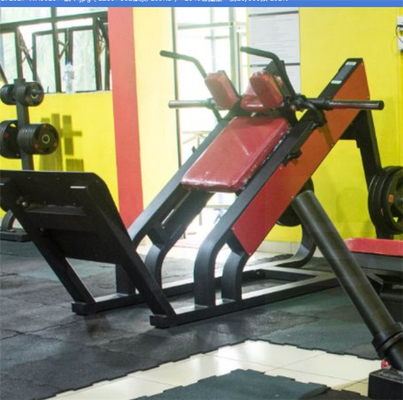 Maquinas de gimnasia de entrenamiento de fuerza de gimnasia Hack Slide Squat Rack en el gimnasio