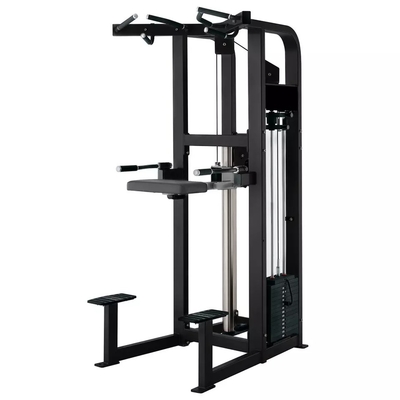 Máquina de entrenamiento de fuerza del centro de gimnasia de acero Chin Up Bar Assist Dip Chin para la parte superior del cuerpo