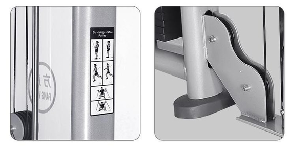 Unisex Gimnasio Pin Cargado Funcional Entrenador Smith Máquina Cable Crossover 2200 * 1000 * 1600MM