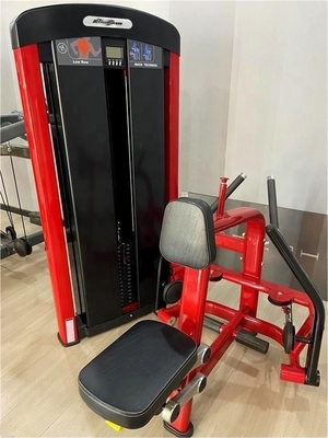 Máquina de remo de acero para el entrenamiento de pecho hombro espalda