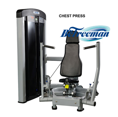 Entrenamiento de fuerza eficaz Medium Loader Chest Press Machines con recubrimiento de dos capas