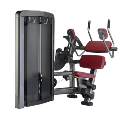 248 kg Máquina de ejercicios abdominales de acero para centro de ejercicios físicos pesados