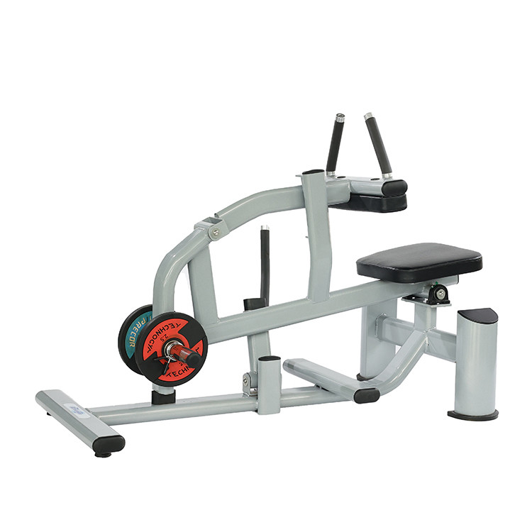 Peso máximo del usuario 300 kg Máquina de elevación de pantorrillas sentada para entrenamiento de fuerza de piernas con placa
