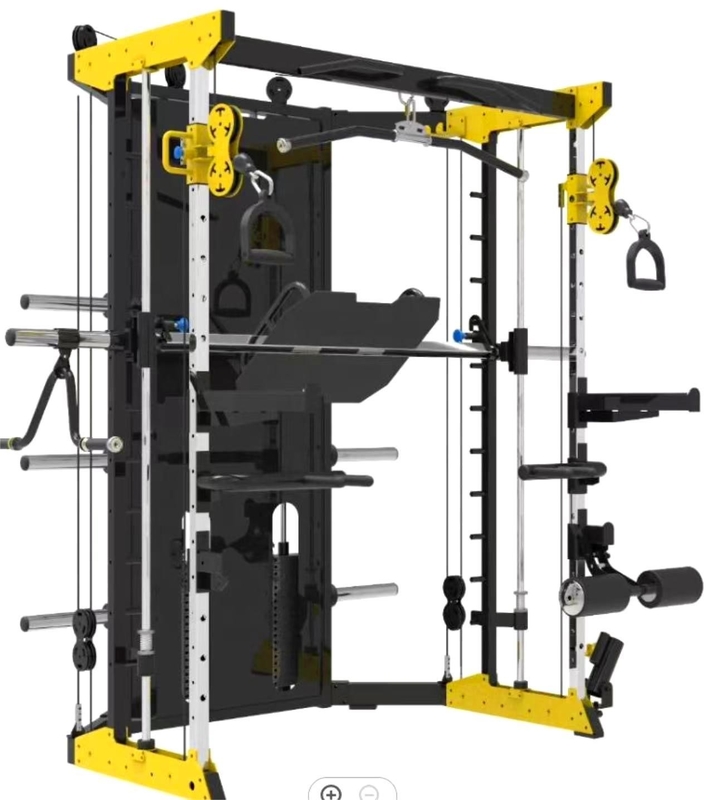 1500 * 2000 * 2250mm Multifuncional Power Squat Rack para el entrenamiento de la jaula de cuerpo total en casa