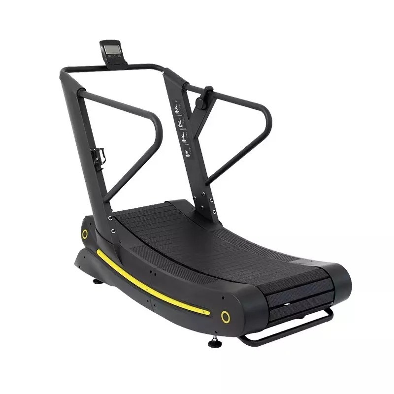 Caja de madera contrachapada de espuma de plástico Equipo de gimnasio comercial Corredor de aire no motorizado Caminadora curva manual