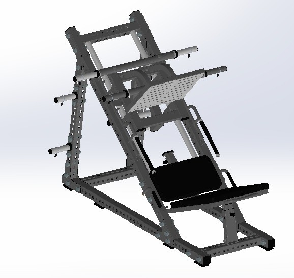 Medium Loader Plate Loaded Leg Press Hack Squat La adición perfecta a su gimnasio en casa