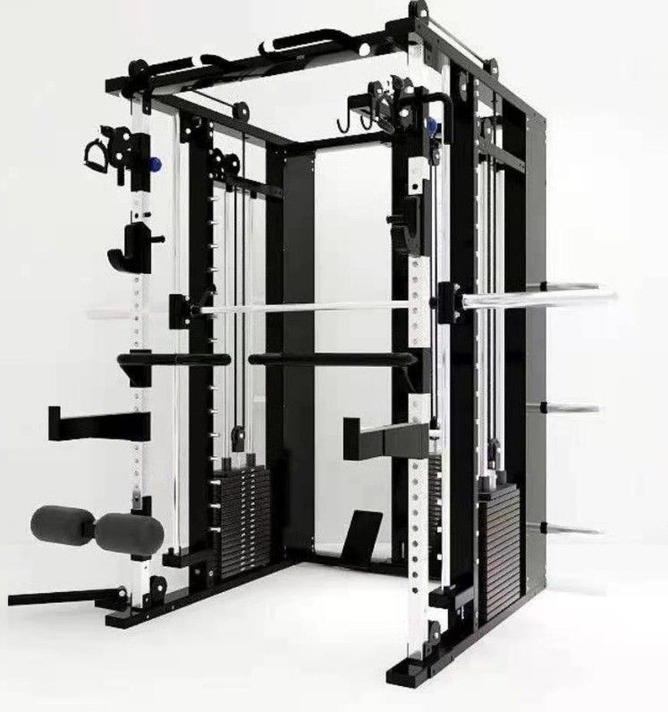 Tubo de acero Q235 Entrenador funcional máquina Smith todo en uno para el fitness integral