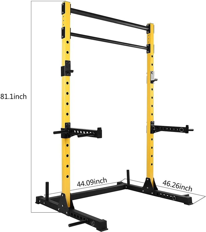 Style Cage Squat Rack Home Gym Trainer con banco de pesas barra de barra y 1100*1300*2100