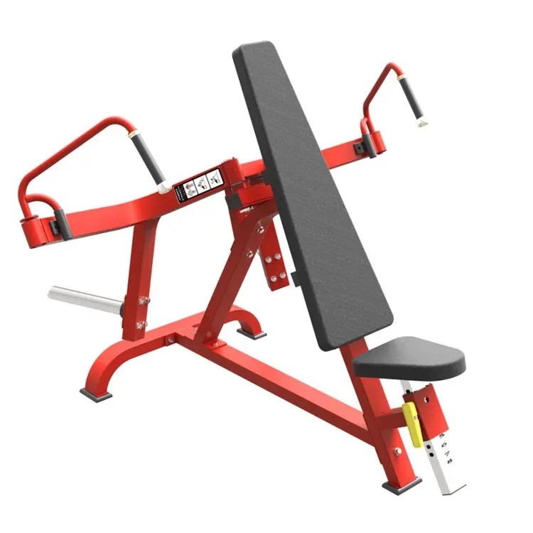 Máquina de carga de acero de media carga de placa inclinada para equipos comerciales de gimnasio