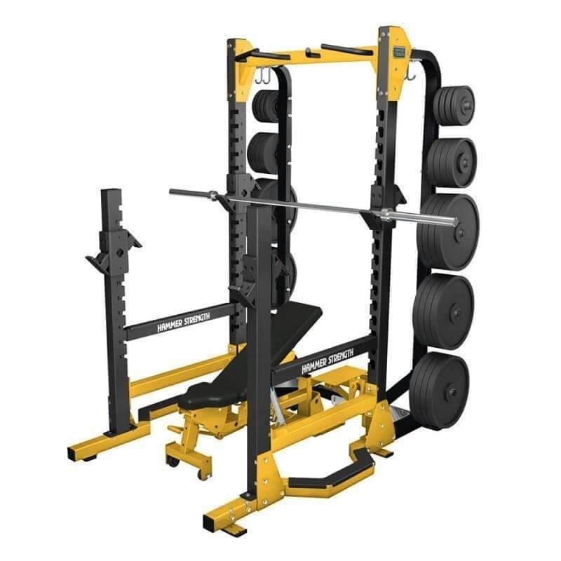 Inicio/Recuadro de gimnasia multifunción comercial para el estante de sentadillas y entrenamiento de fuerza de cuerpo completo