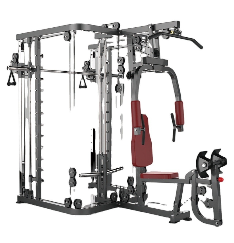 Acero Q235 Máquinas Smith multifunción para entrenamiento de cuerpo completo y boxeo