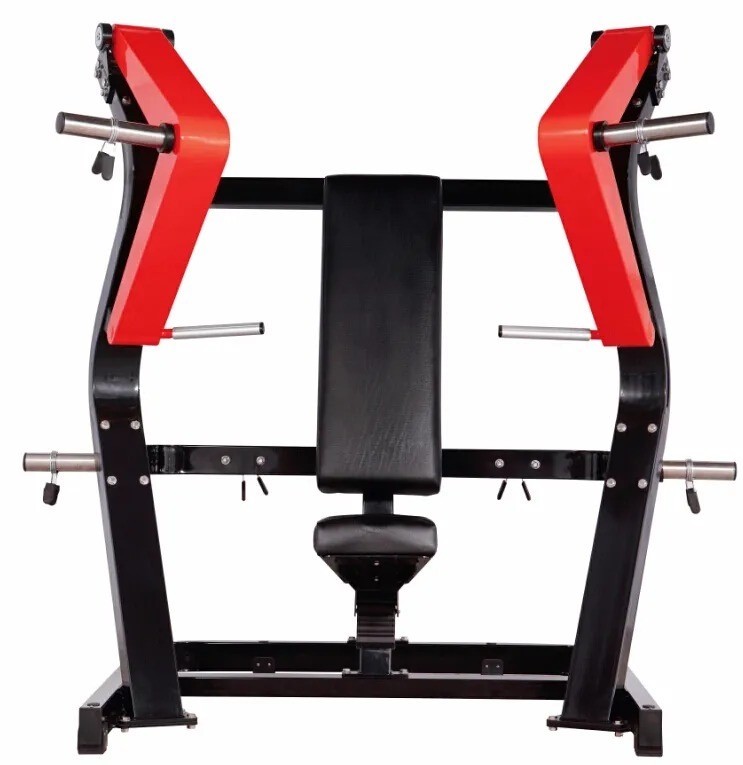 Fitness Fuerza culturismo Playa de entrenamiento del brazo trasero Prensa de pecho de acero cargada para gimnasio