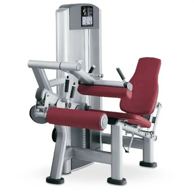 Equipo de gimnasio comercial Pin cargado 2 en 1 ajustable sentado Leg Extension Leg Curl Machine