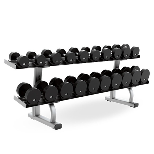 Peso de la pila 20.6 kg monturas de mancuernas soporte para el centro de gimnasia gratis 2 capas monturas de mancuernas