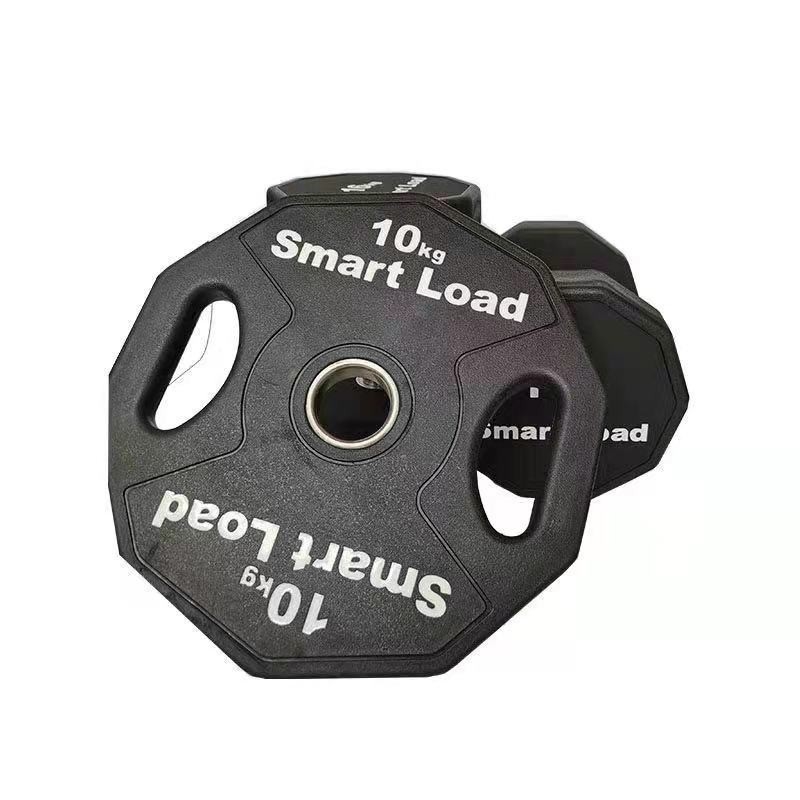 Placa de barra de goma personalizada para equipos de gimnasio en el hogar 2.5kg-25kg de peso Placa de parachoques