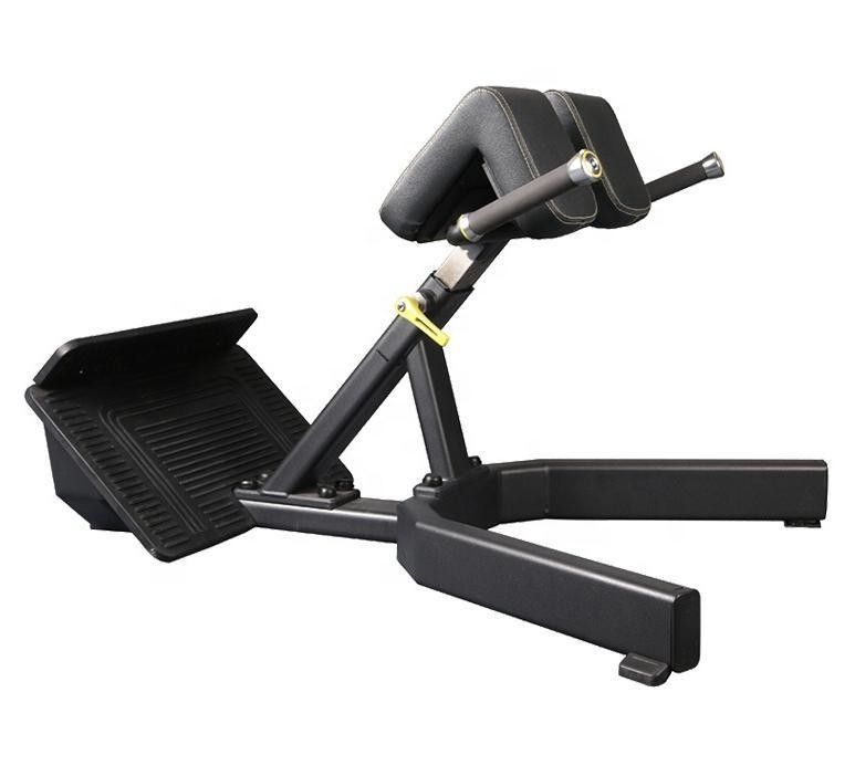 Ejercicio en interiores Extensión muscular de la espalda Cama de silla romana máquina de banco para entrenamiento físico