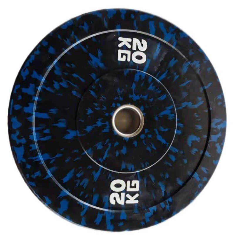 15lb 30lb 45lb gimnasio de goma de placas de pesas para el logotipo personalizado entrenamiento de peso libre