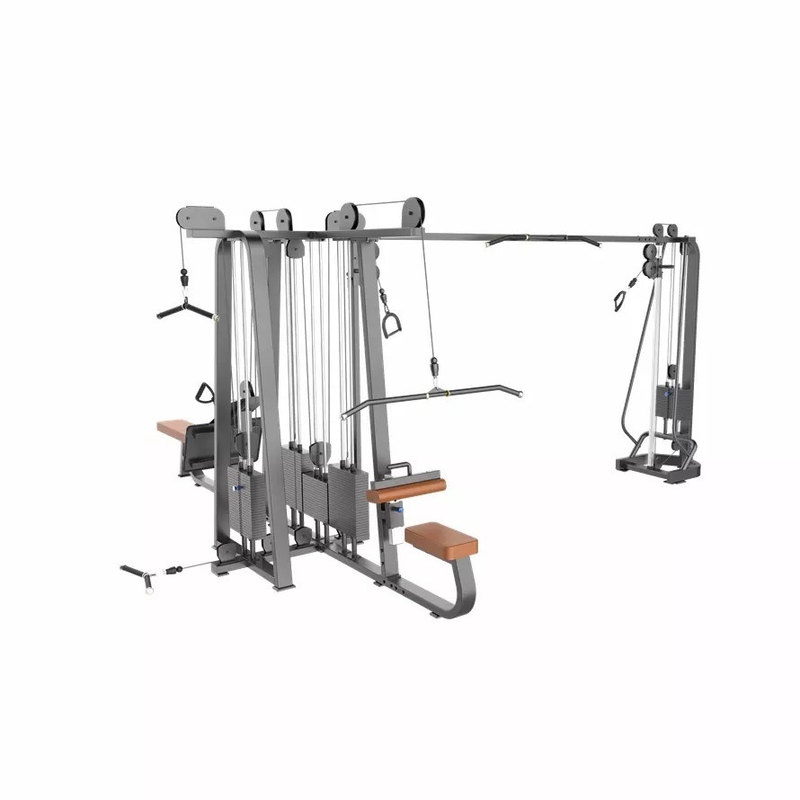 Equipo de gimnasia de varias estaciones para hombro pecho pierna curl prensa pectoral volar tirón de lateral