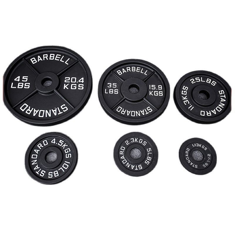 Placa de elevación de pesas de hierro fundido de 5 kg 10 kg 20 kg 50 kg para uso comercial y doméstico