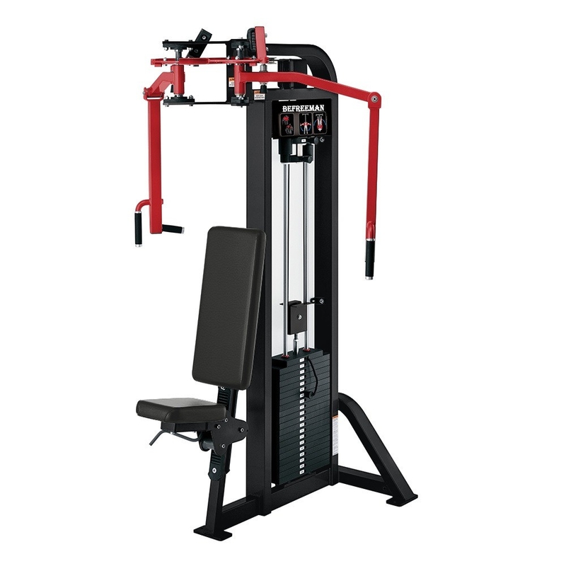 Comerciante 2 en 1 Pin Selección de carga sentado Pec Deck Fly Machine para el ejercicio de peso