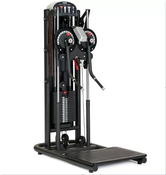 Cargador medio Ejercicio físico Cuerpo hombro elevación lateral de pie Máquina cargada con pines de vuelo múltiple