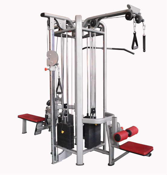 Equipo de acondicionamiento físico para el hogar Cargador grande para logotipo personalizado y gimnasio comercial de 4 estaciones