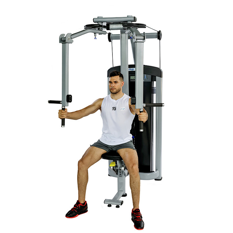 Opcional Cuadro seleccionable Color Cargador medio Comerciante sentado trasero Delt Pec Fly Machine