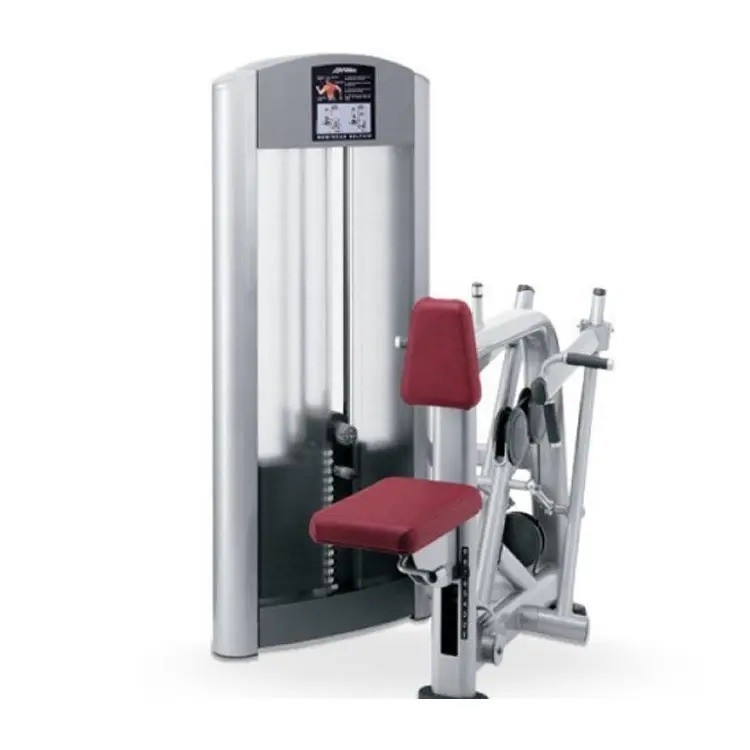 Máquina de remo con asiento de acero para ejercicios comerciales de hombro en gimnasio y gimnasio