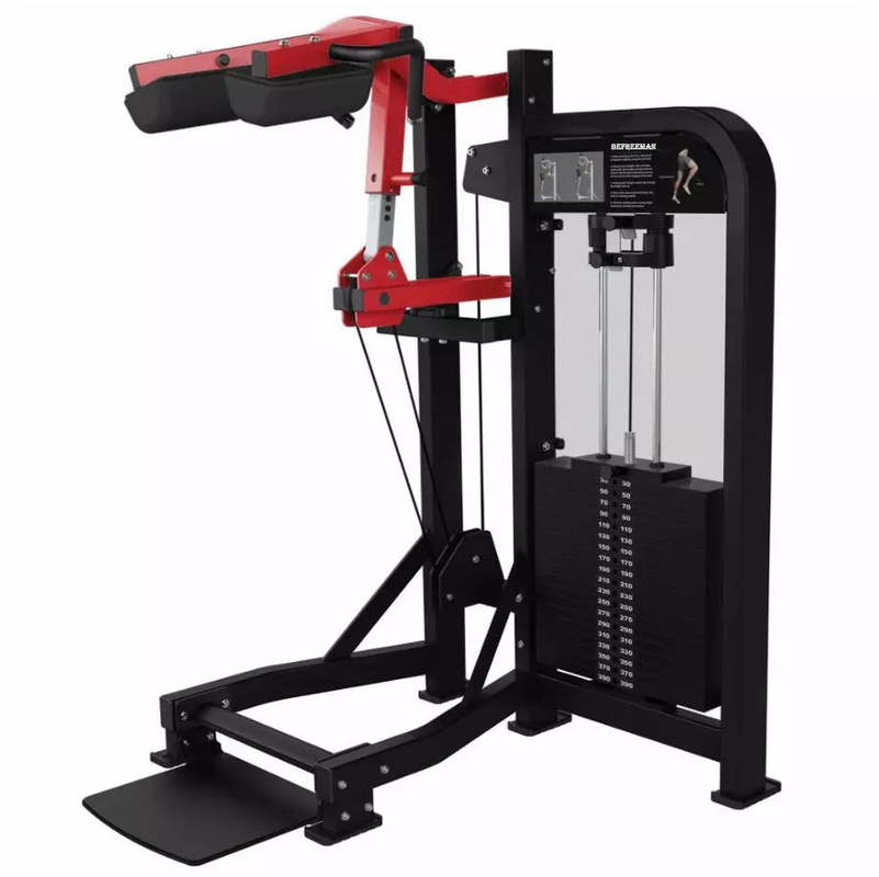 Entrenador muscular Pin cargado de pie el becerro elevar cargador medio para los músculos más fuertes del becerro