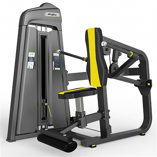 Equipo de gimnasio de construcción de cuerpo pecho hombro entrenamiento tríceps máquina hecha de acero Q235