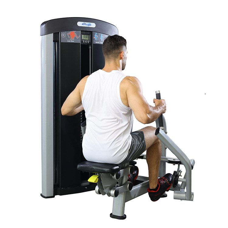 Ejercite eficientemente los músculos de las articulaciones del brazo y de la cadera con equipos de gimnasio con asiento ajustable