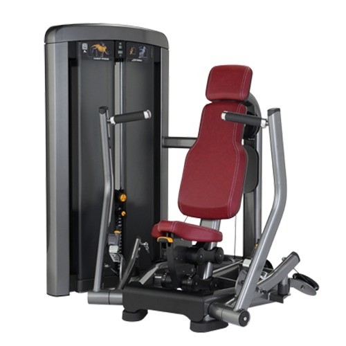 Prensa de pecho sentada ajustable para ejercicios de brazos, hombros y espalda Capacidad de 220 kg