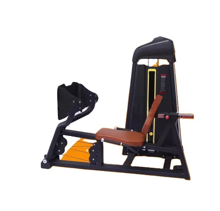 Máquina de ejercicios de selección cargada con alfiler Prensa horizontal de piernas sentada para gimnasio