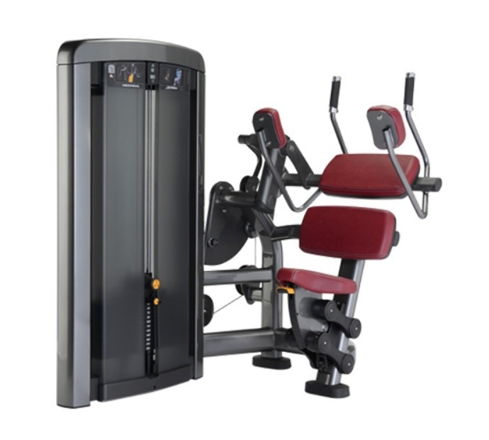 248 kg Máquina de ejercicios abdominales de acero para centro de ejercicios físicos pesados